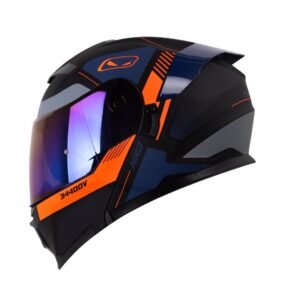 Casco Moto Hro 3440dv timer nj.n Abatible Sun Visor Certificación Dot