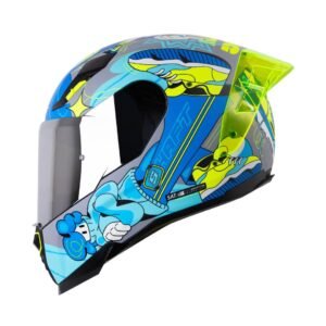 Casco moto shaft 562r fast foot gr az integral