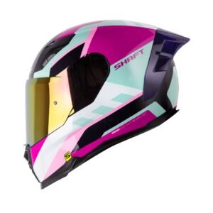 Casco moto shaft 562r born turq fc integral