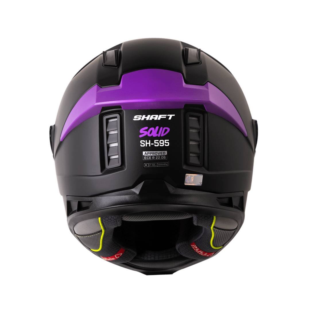 Casco moto shaft 595 solid ng mr integral (SV) - Imagen 3