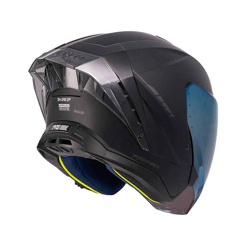 Casco moto shaft 246sp solid ng gr.os abierto - Imagen 5