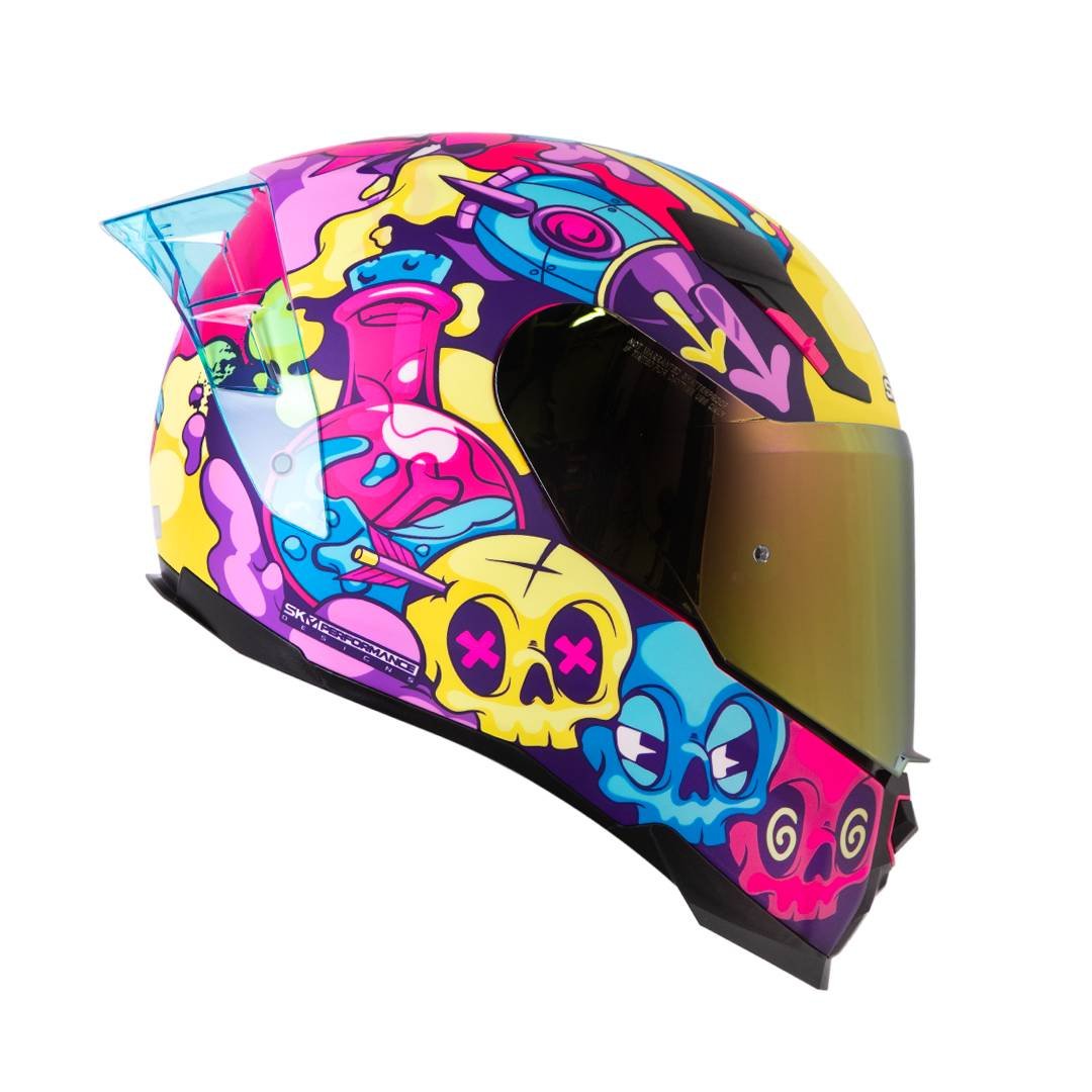Casco moto shaft 562r dreams fc az integral - Imagen 3