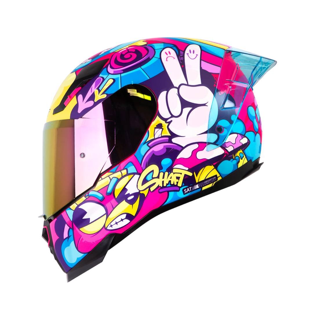 Casco moto shaft 562r dreams fc az integral
