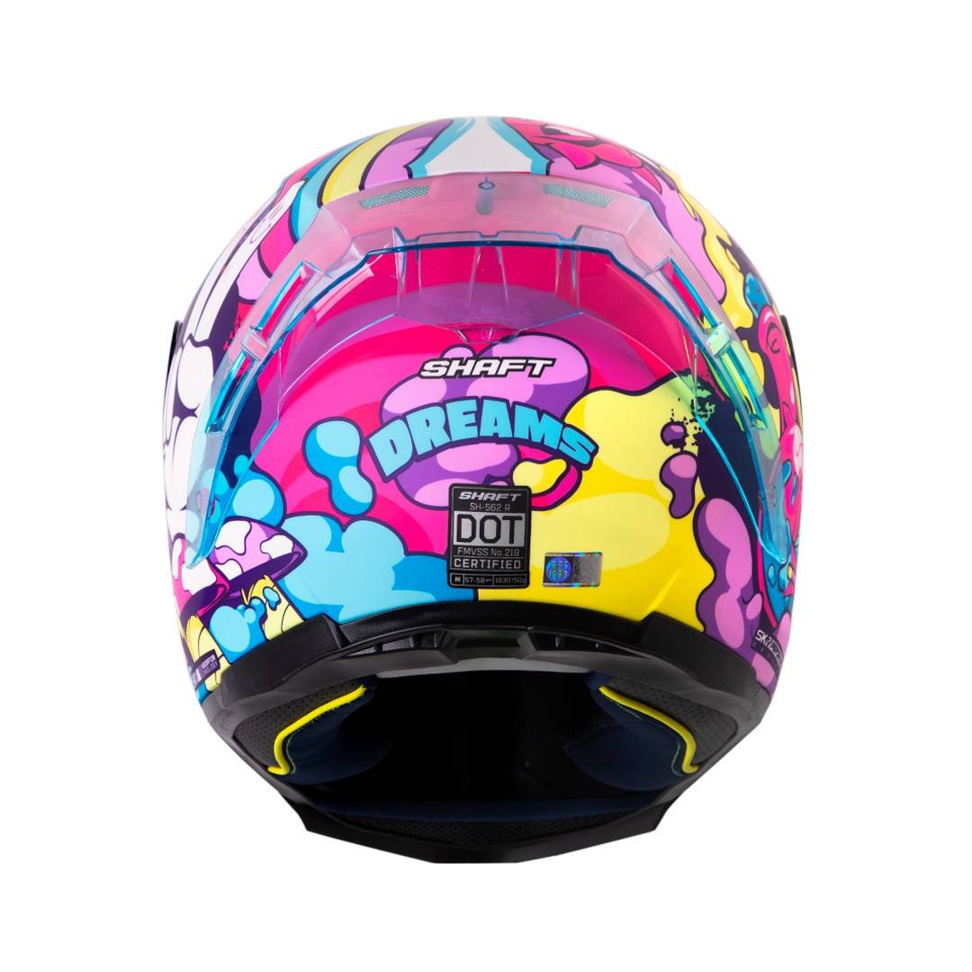Casco moto shaft 562r dreams fc az integral - Imagen 4