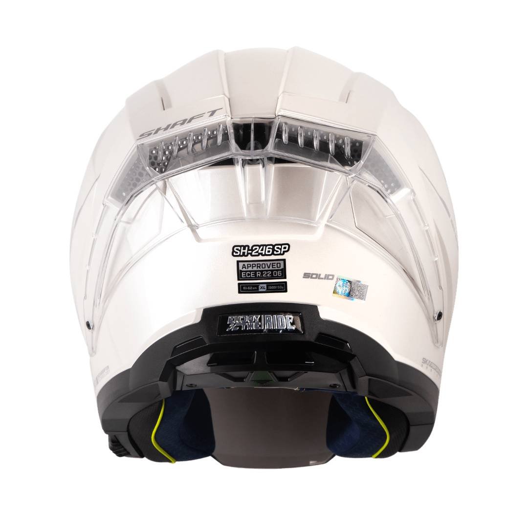 Casco moto shaft 246sp solid bl.pr abierto - Imagen 4