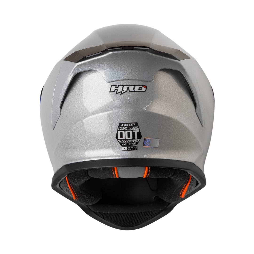 Casco moto hro 506 solid camaleon sl integral norma DOT - Imagen 4