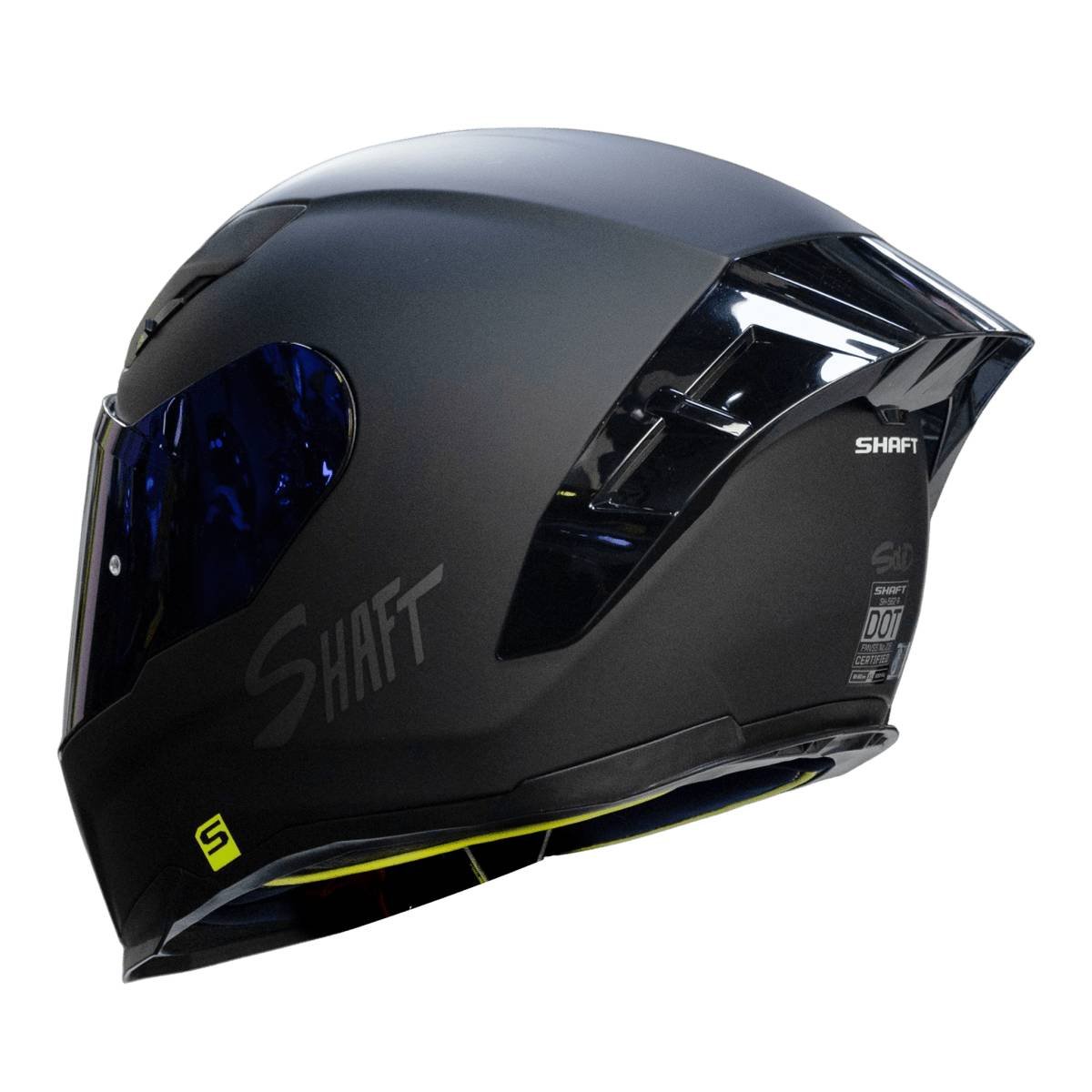 Casco moto shaft 562r solid ng gr.os integral - Imagen 4