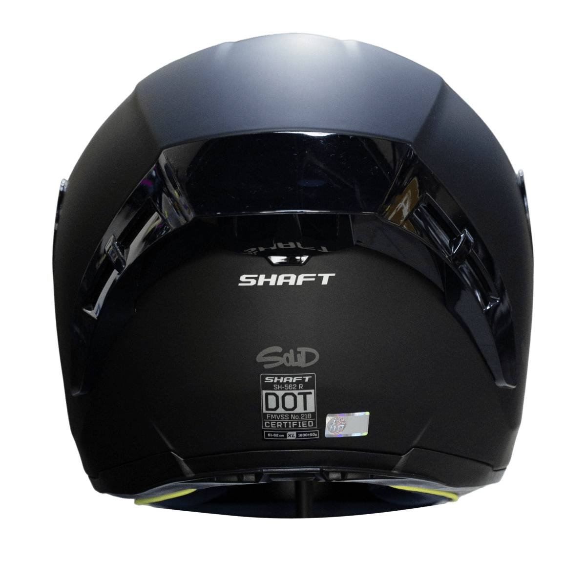 Casco moto shaft 562r solid ng gr.os integral - Imagen 5