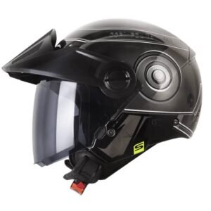 Casco moto shaft 212 robocop abierto jet