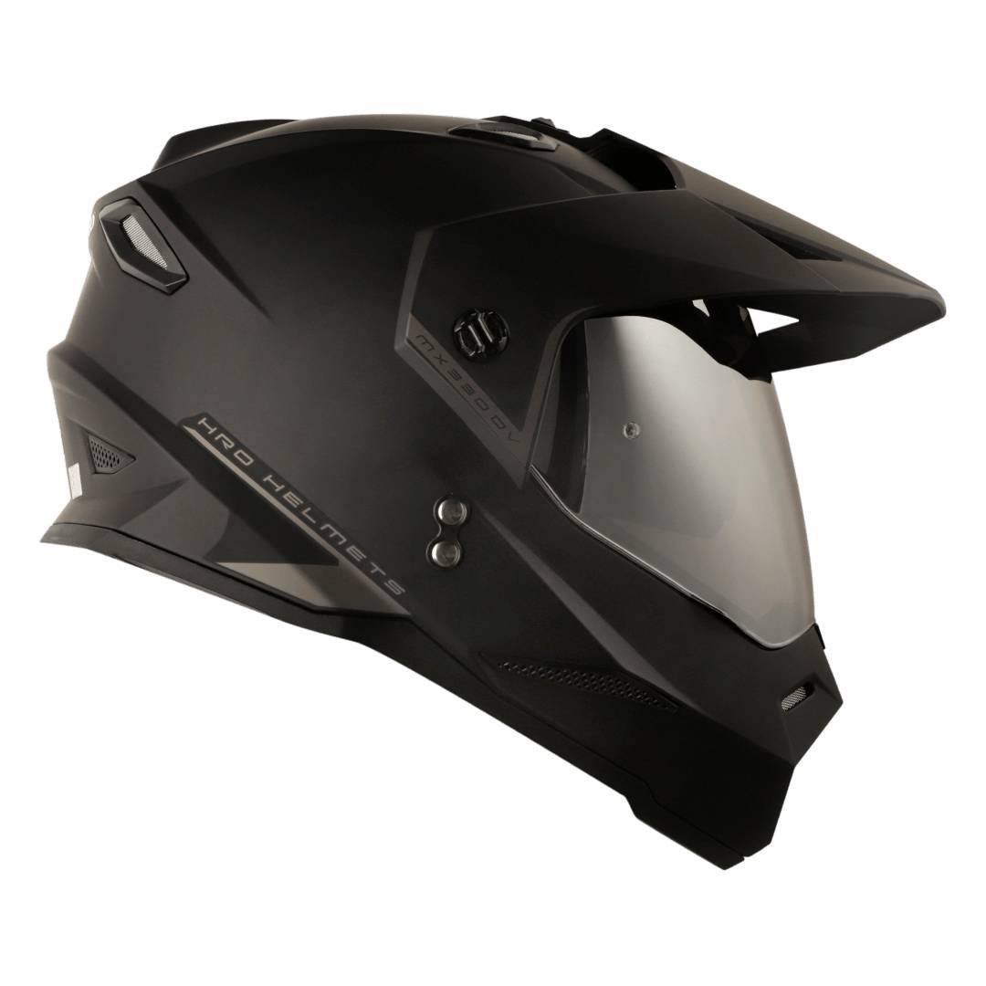 Casco moto hro mx-330dv solid ng gr.os multiproposito - Imagen 3