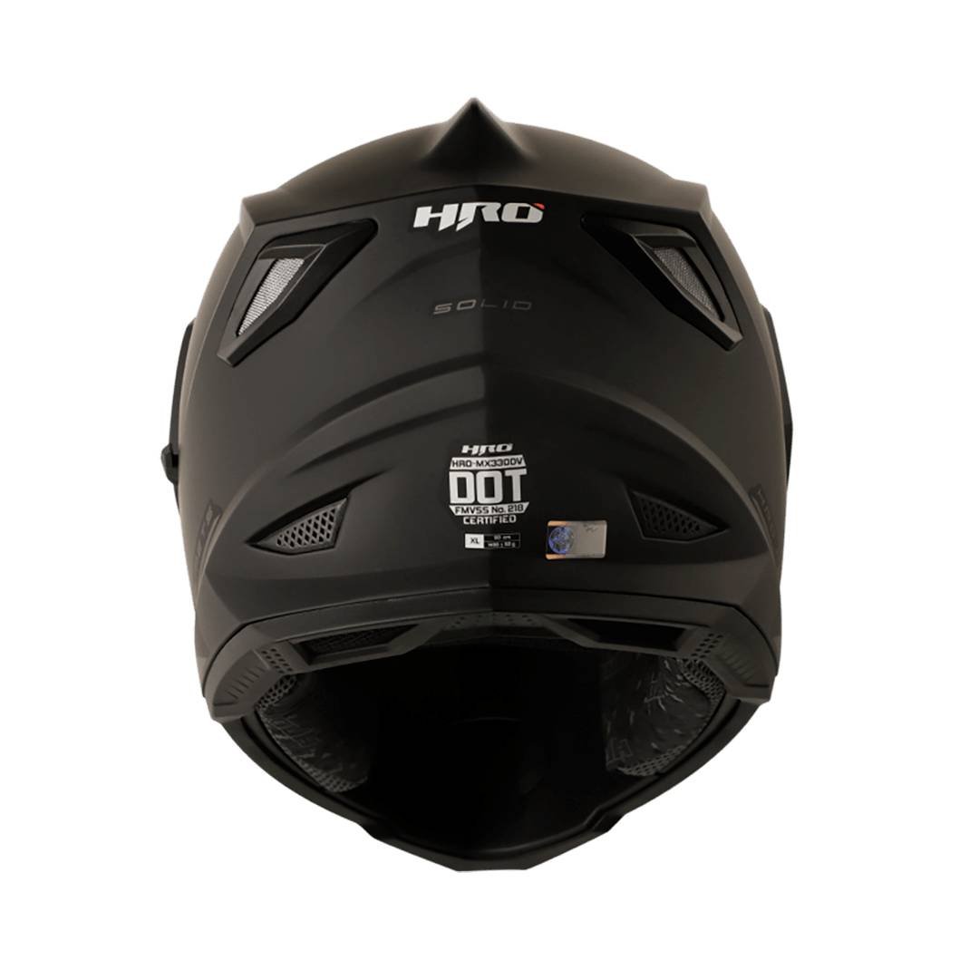 Casco moto hro mx-330dv solid ng gr.os multiproposito - Imagen 4