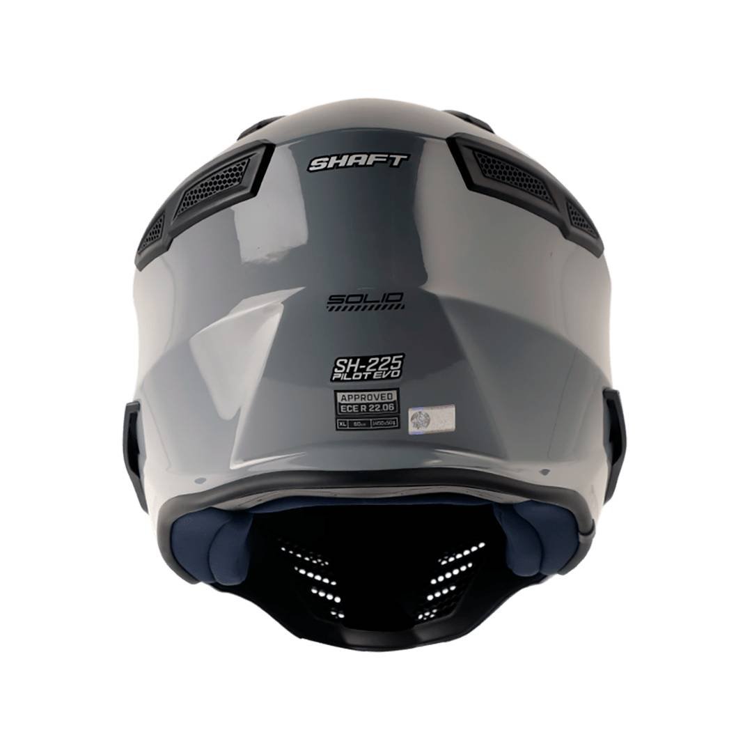 Casco moto shaft 225 pilot solid gr abierto - Imagen 3