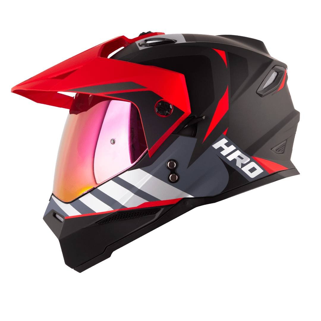 Casco moto hro mx-330dv yorchi gr.os rj multipropósito
