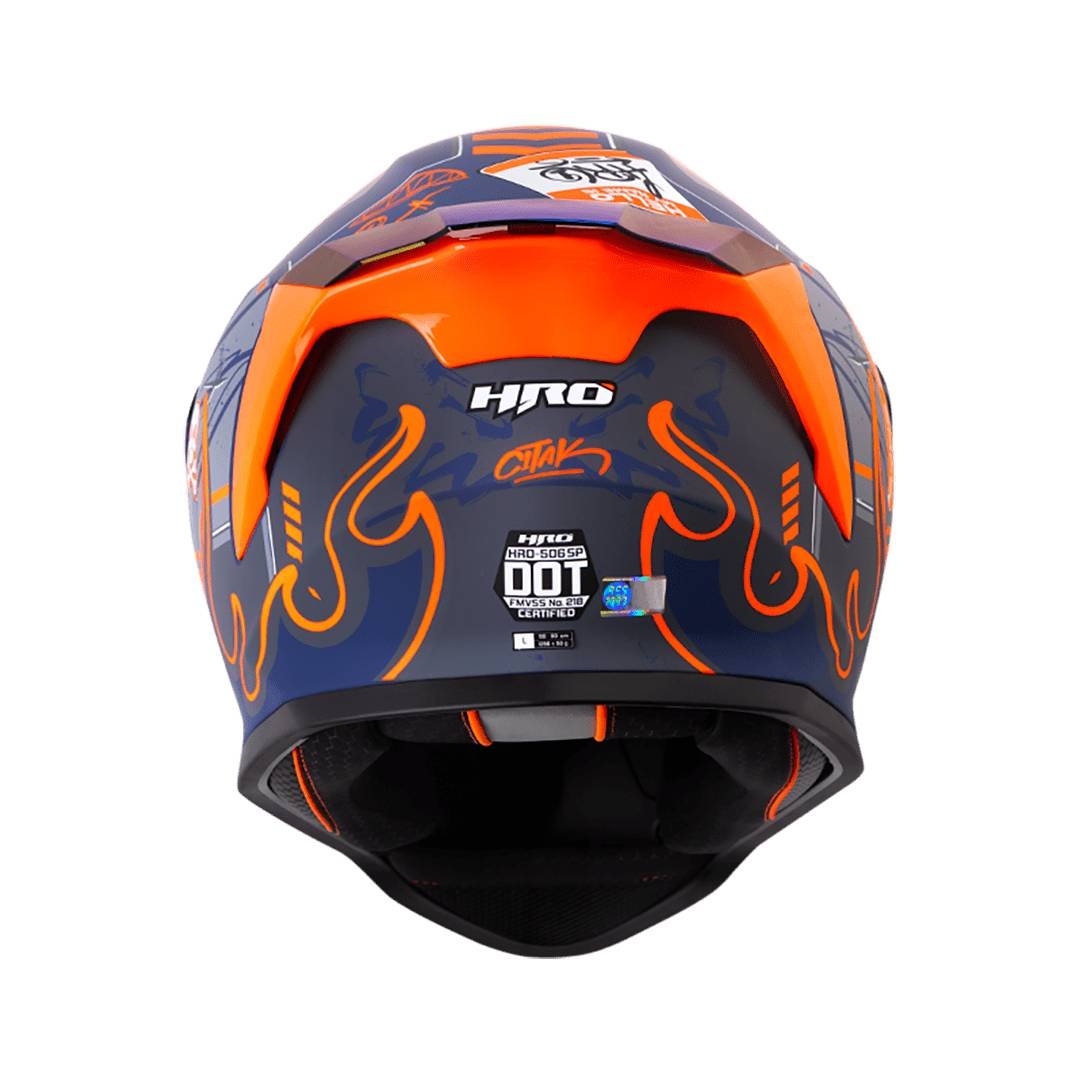 Casco moto hro 506 citak az nj integral norma DOT - Imagen 3