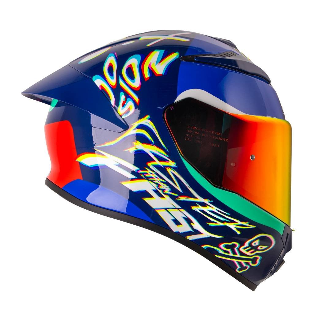 Casco moto shaft 548sp rgb az.os integral - Imagen 3
