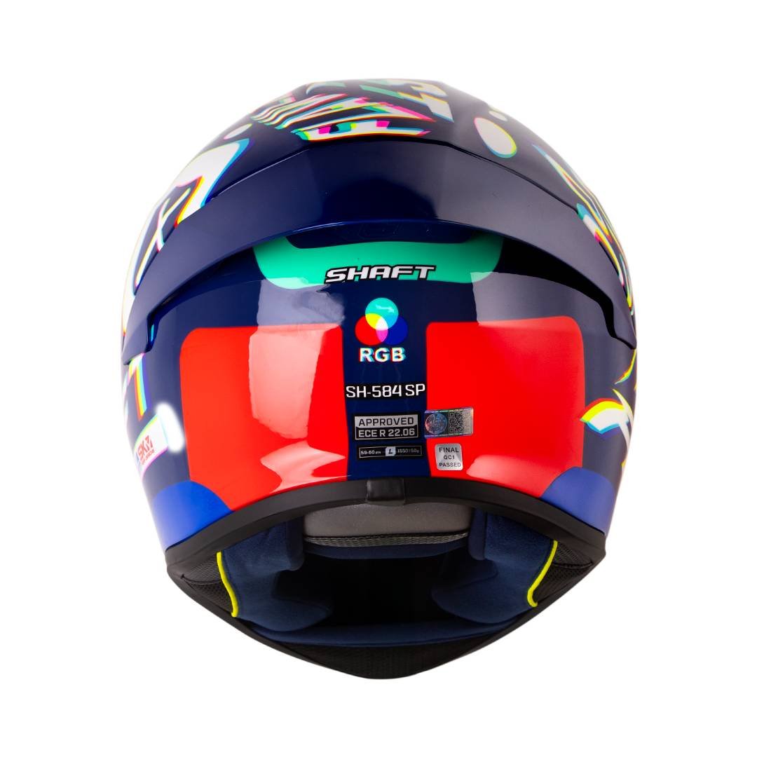 Casco moto shaft 548sp rgb az.os integral - Imagen 4