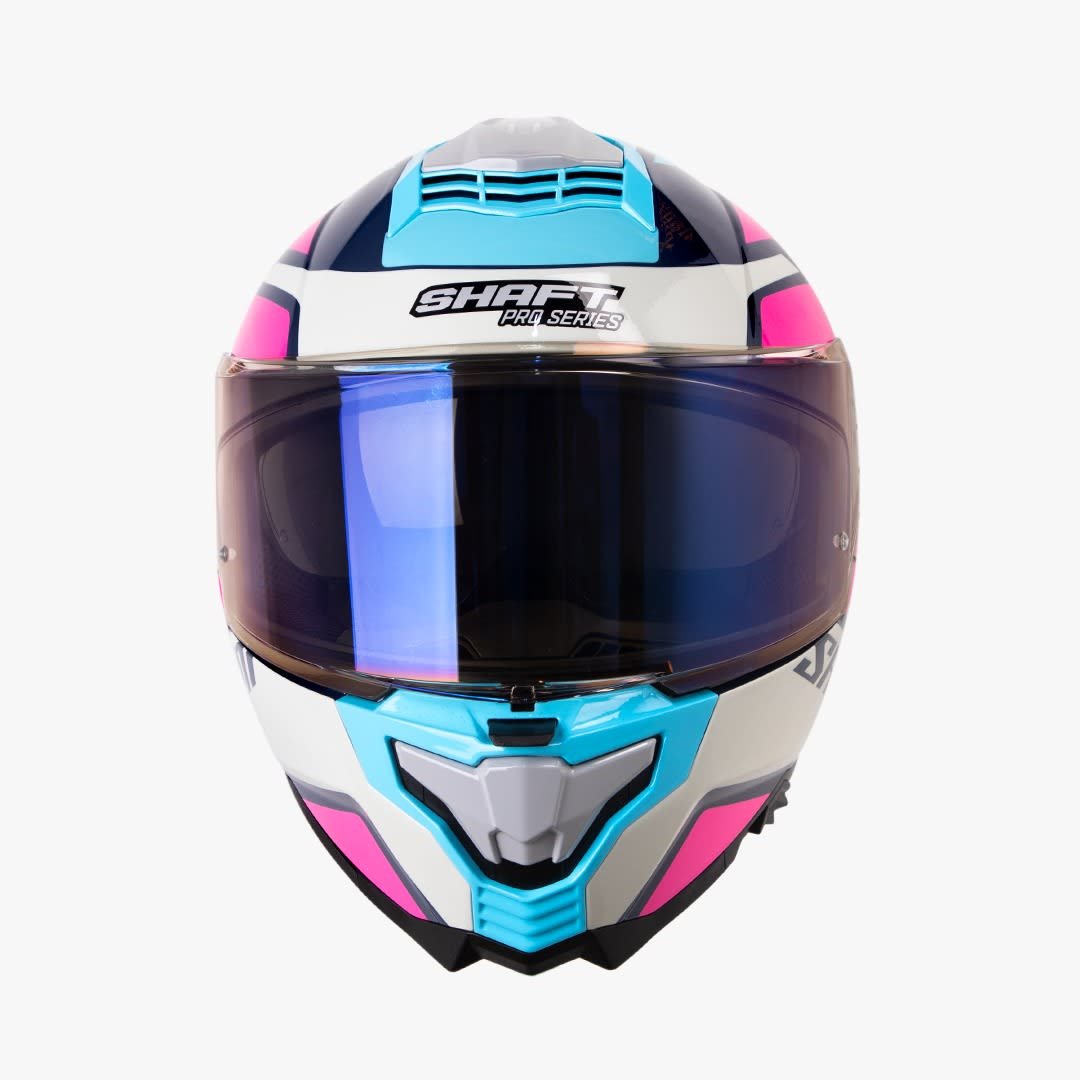 Casco moto shaft pro 609 venom streetform az.os gr integral - Imagen 3