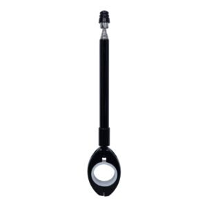 Antena corta hilo curado para moto retractil negra para manillar