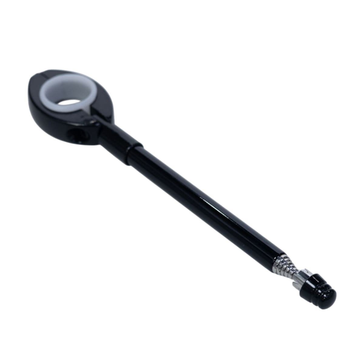 Antena corta hilo curado para moto retractil negra para manillar - Imagen 3