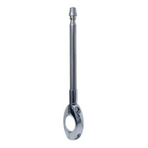Antena corta hilo curado para moto retractil cromada para manillar